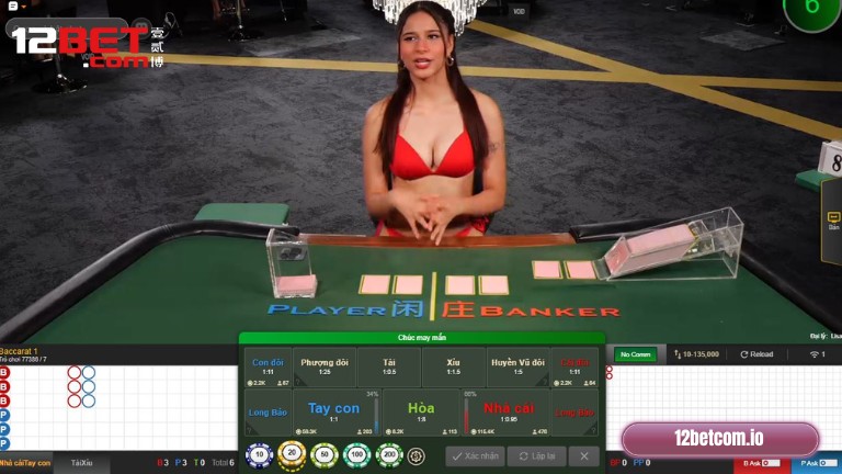Bật mí bí kíp thắng lớn khi chơi Baccarat 12Bet