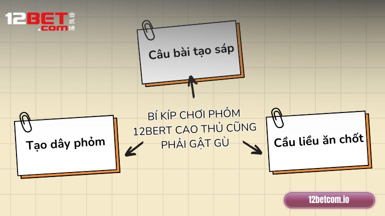 Bí kíp chơi Phỏm 12Bet cao thủ cũng phải gật gù