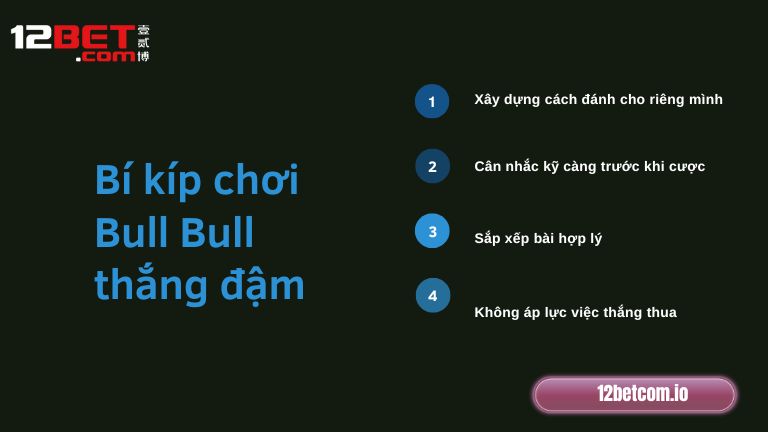 Bí kíp tham gia game bài Bull Bull thắng đậm