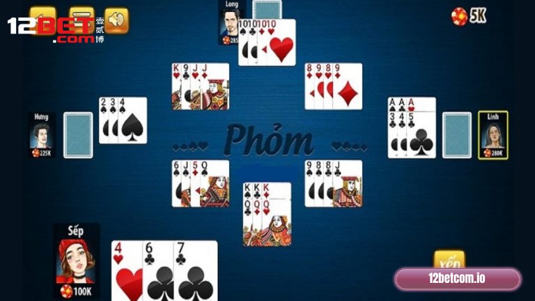 Cách chơi Phỏm 12Bet